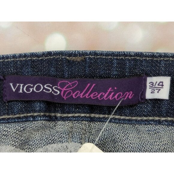 Vigoss Collection The Miami Bootcut Jeans Womens size 3/4 Light Distress - Picture 5 of 12